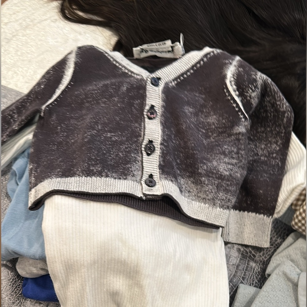Baby boy bonpoint cardigan size 6m